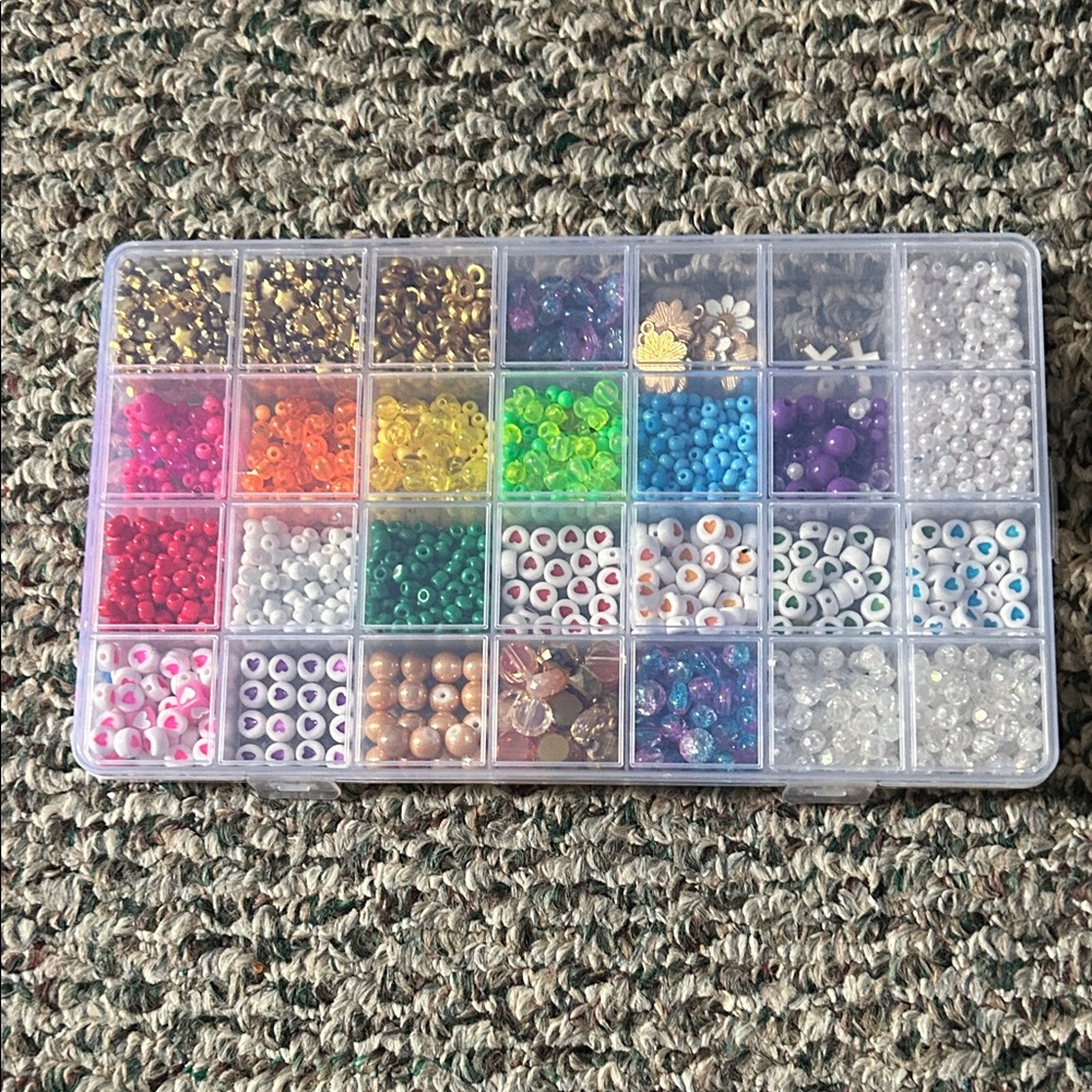 Colorful Bead Organizer Box